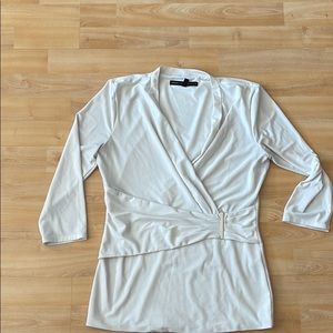 White House Black Market White blouse